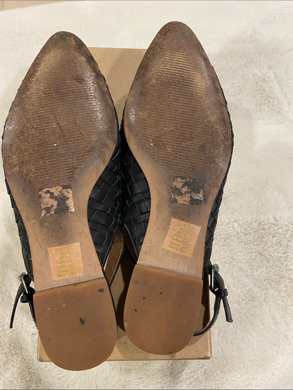 Madewell Slingback Flats in Woven Leather - Picture 7 of 13